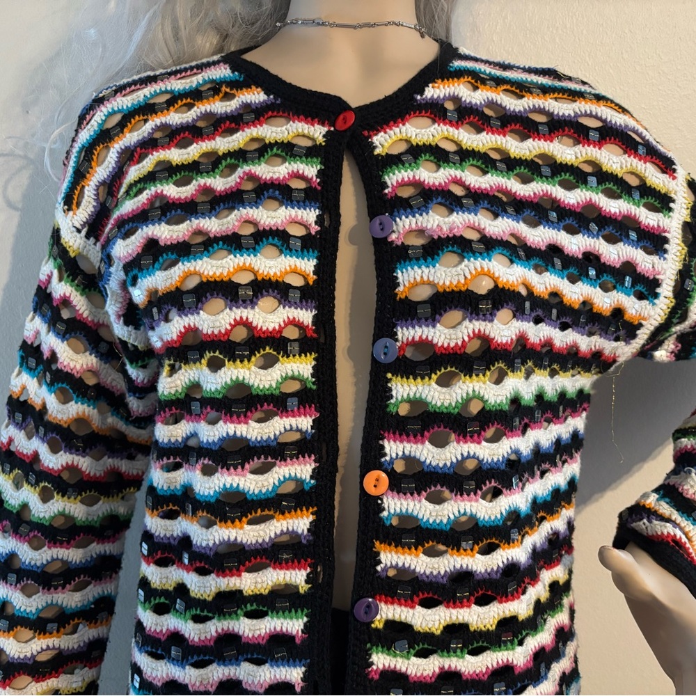 Jane's Closet Multicolor Knit Sweater - Picture 3 of 6